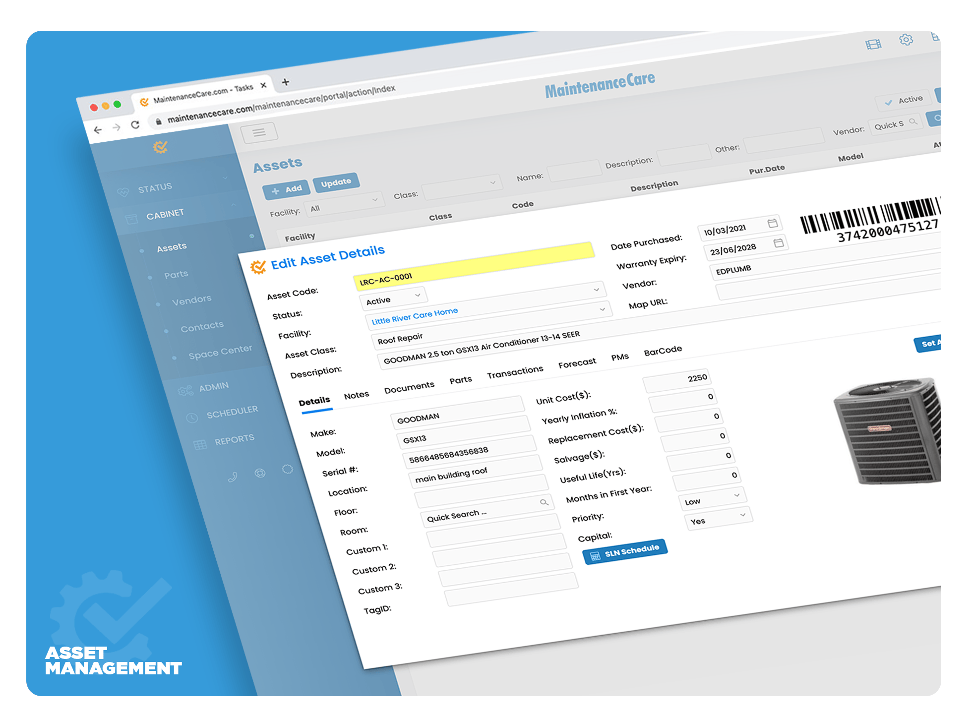 CMMS-asset-management-detail