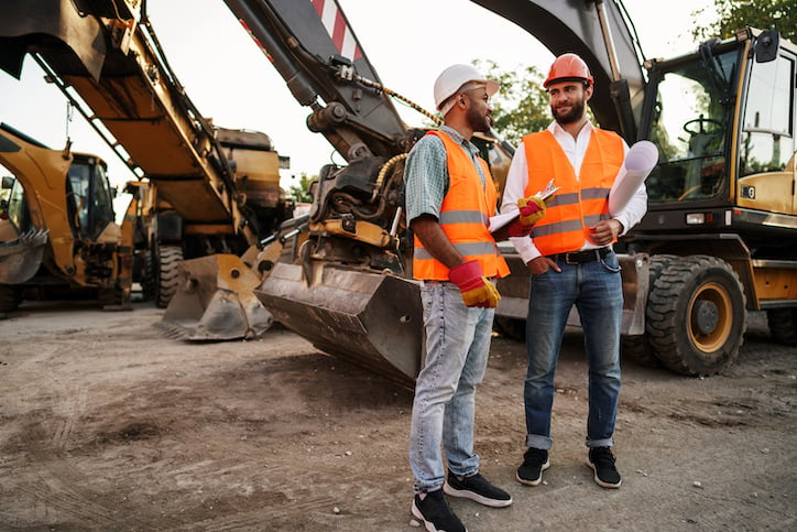 field workers conducting asset tracking on their mobile device for streamlined inventory management