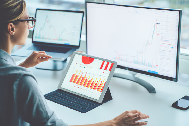 A CMMS dashboard demonstrated as a multi platform web solution for maintenance operations in facilities from repair shops to a hospital's maintenance department